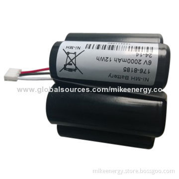NiMH Battery Pack with 2000mAh Capacity and 6V Nominal Voltage